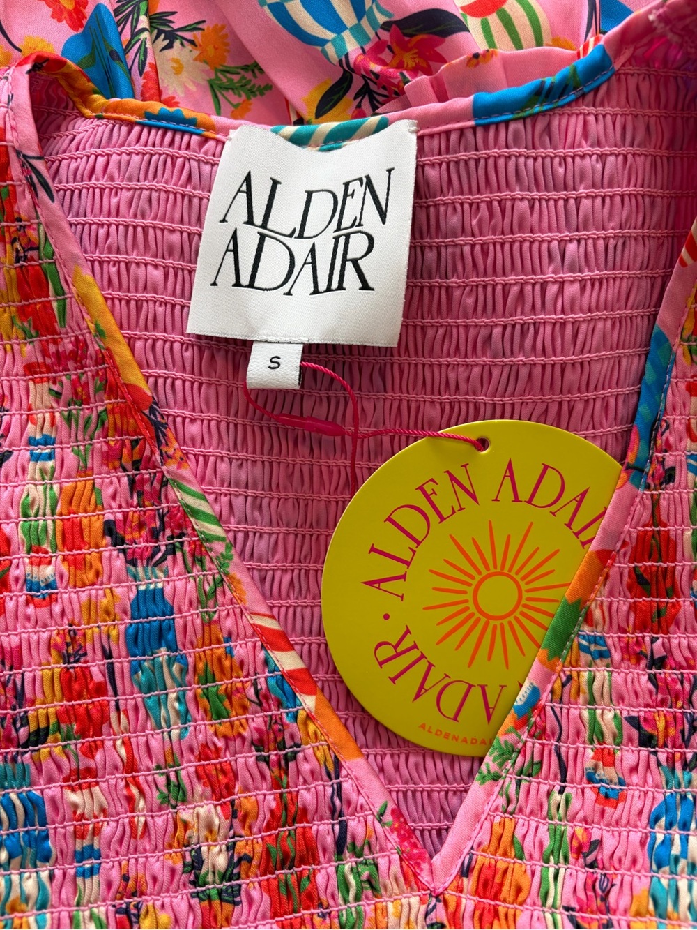 Alden Adair NWT Alex Dress Pink Chantilly Size S - Picture 5 of 6